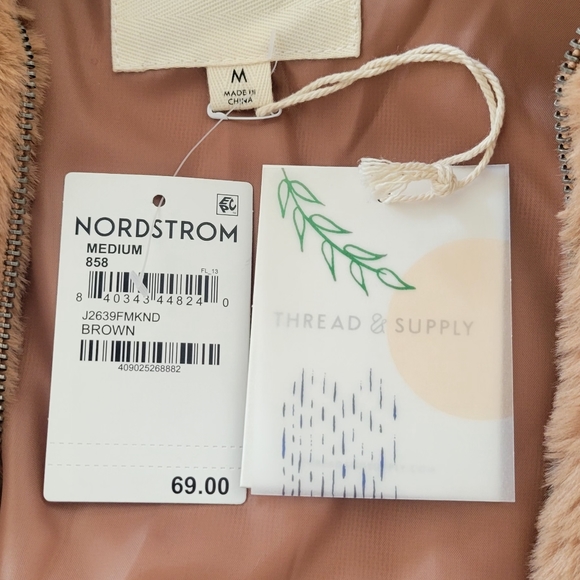 NWT Thread & Supply Teddy bear jacket - Picture 4 of 5